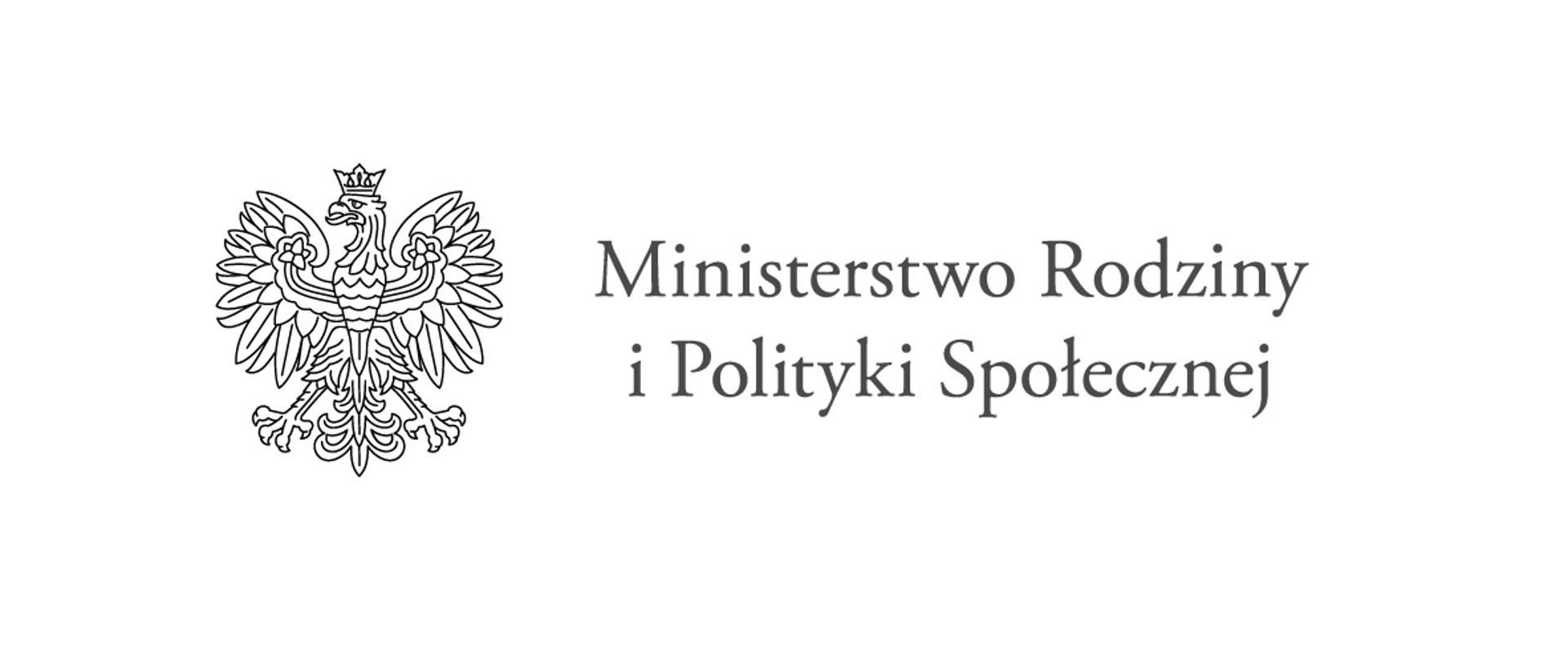 Logo Ministerstwa Rodziny i Polityki Społecznej
