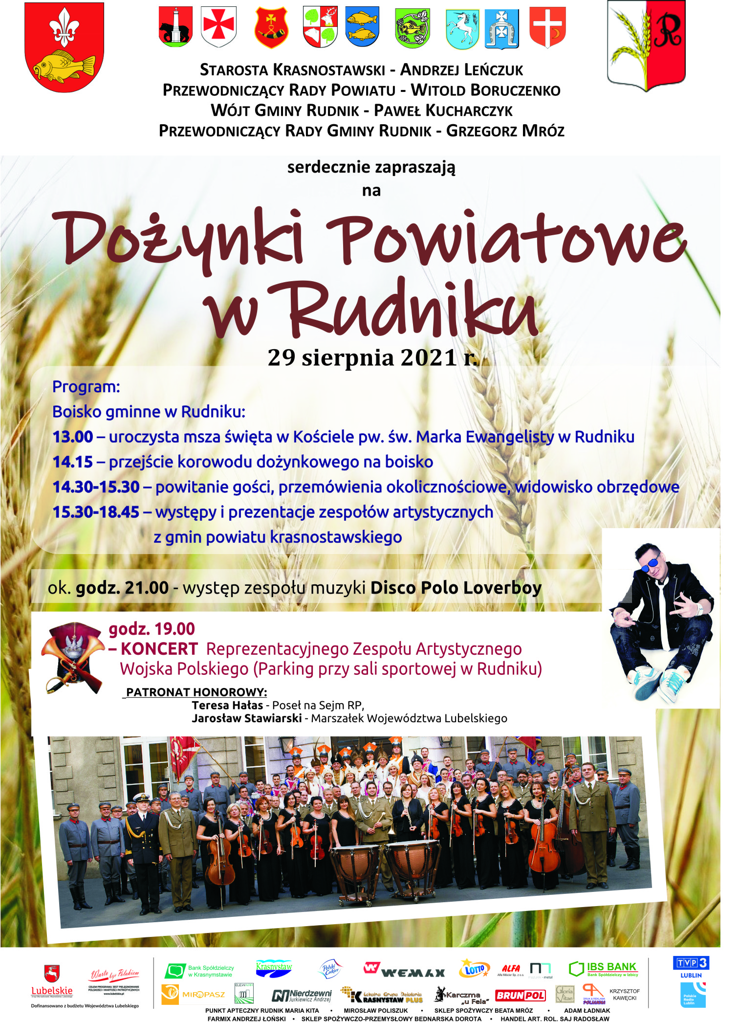 Dożynki Powiatowe 2021 w Rudniku