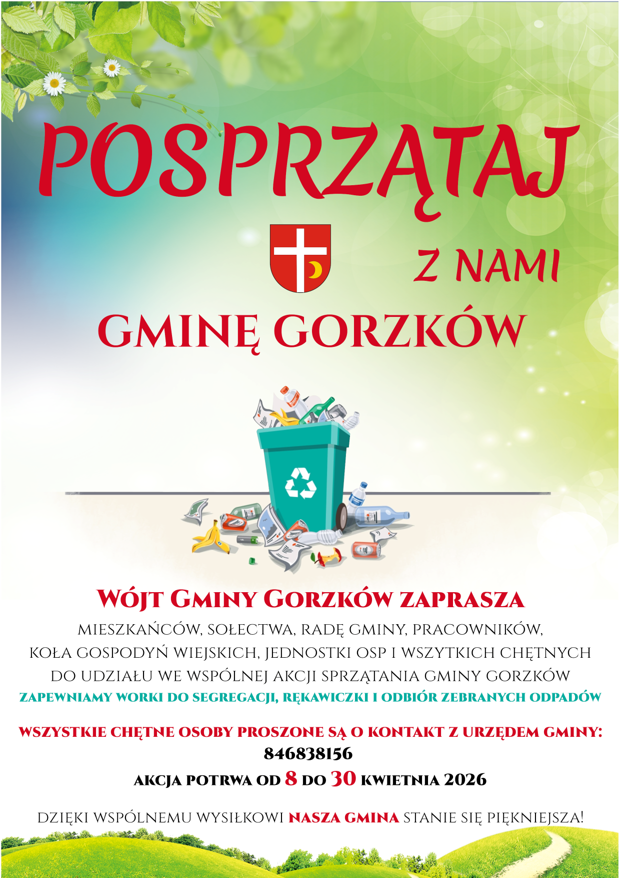 Posprzątaj z nami gminę gorzków